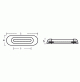 Fairline Series Adjustable - UK type bar h.c. 110 - ALUMINIUM - 00269E/AL - Tecnoseal